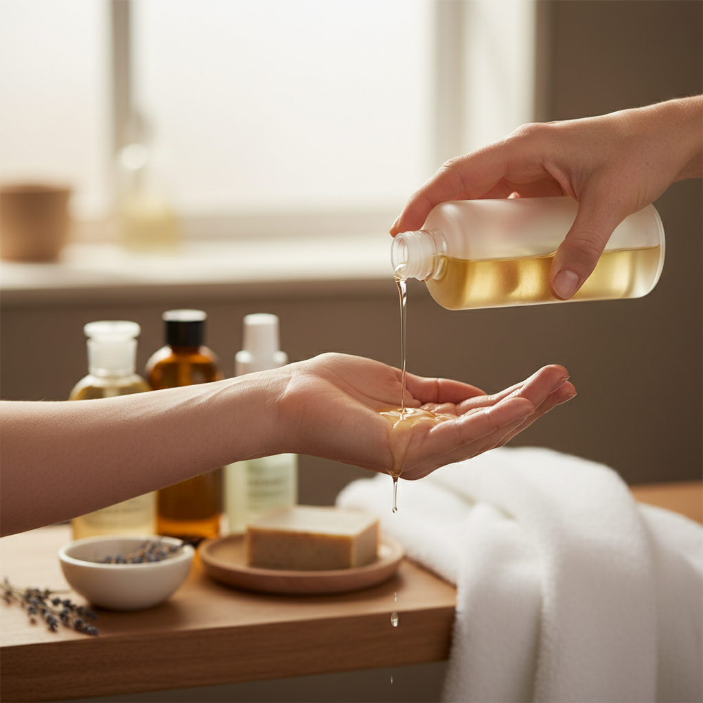 Les bienfaits insoupçonnés de l’huile de douche pour les peaux sensibles